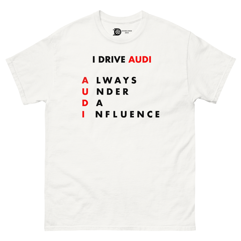 I Drive A.U.D.I. - Unisex Heavy Cotton Tee