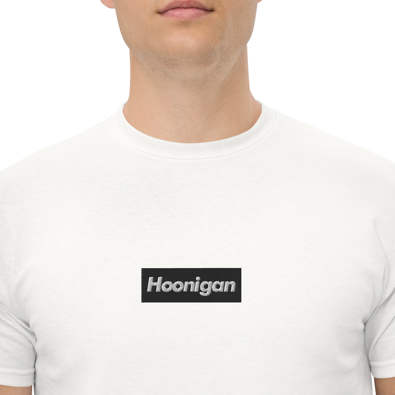 Hoonigan Box Logo - Unisex Heavy Cotton Tee